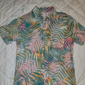 80s Flower Shirt, Unisex, SM